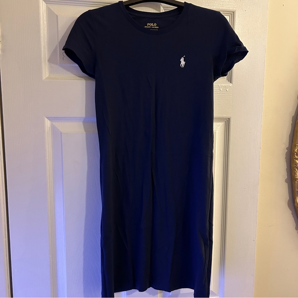 Ralph Lauren Navy Blue T-Shirt Dress